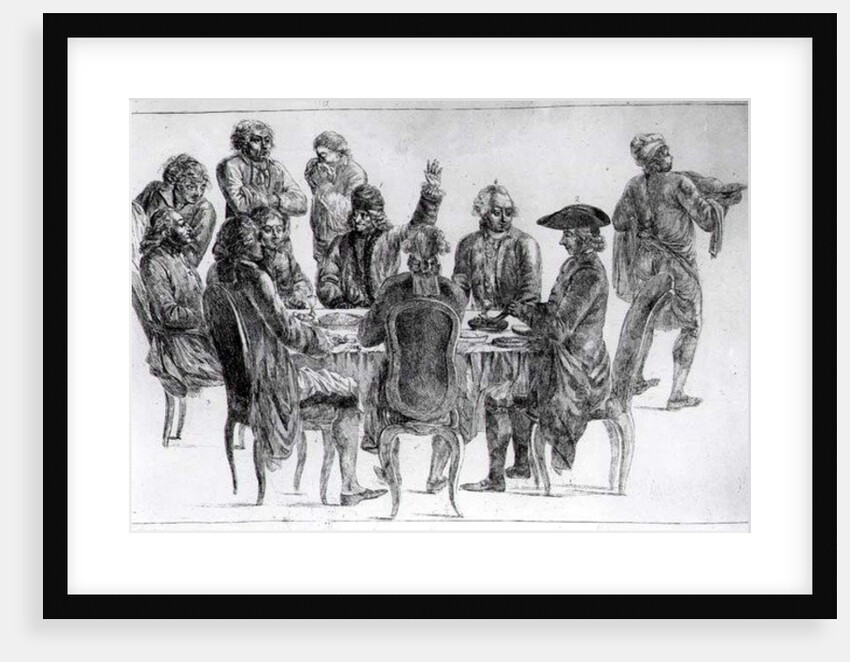 The Philosophers at Supper, c.1775 by Jean Huber