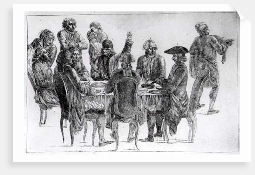 The Philosophers at Supper, c.1775 by Jean Huber