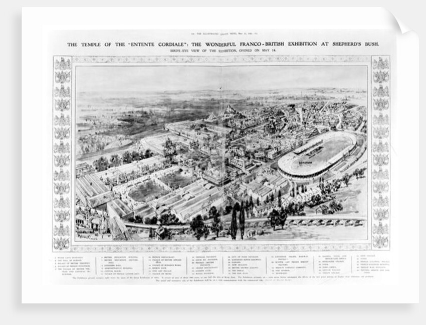 The Temple of the 'Entente Cordiale': The Wonderful Franco-British Exhibition at Shepherd's Bush by Melton Prior