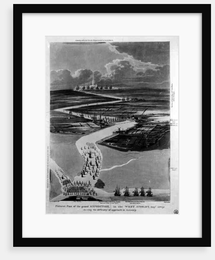 Pictural Plan of the Grand Expedition in the West Scheldt by Captain Cockburn
