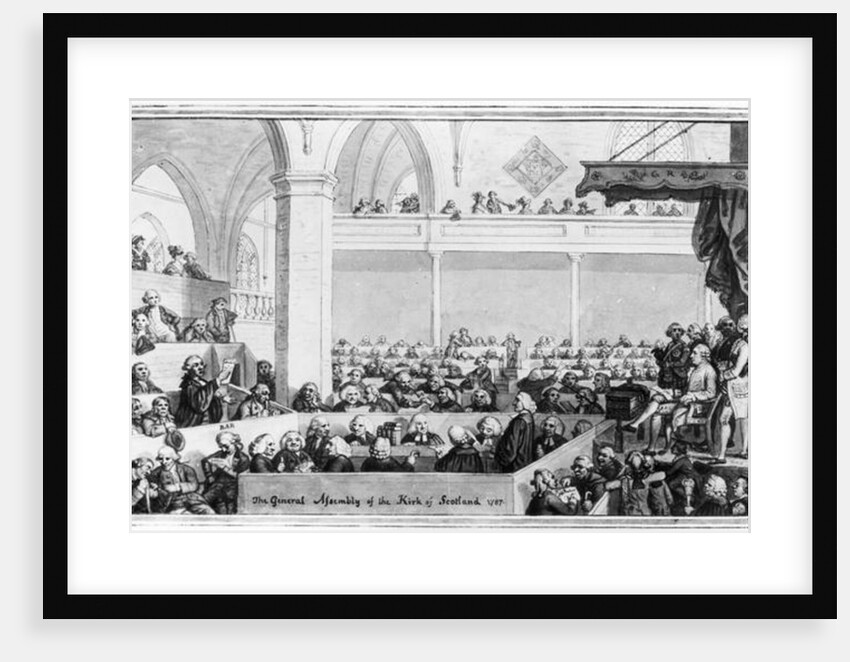 The General Assembly of the Kirk of Scotland, 1787 by English School