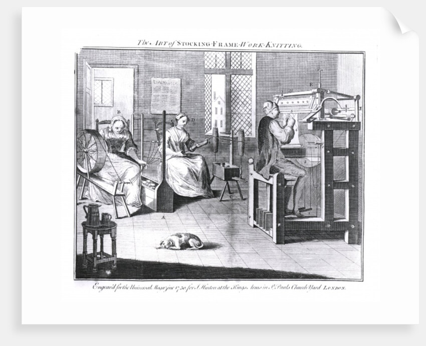 The Art of Stocking-Frame-Work-Knitting by English School