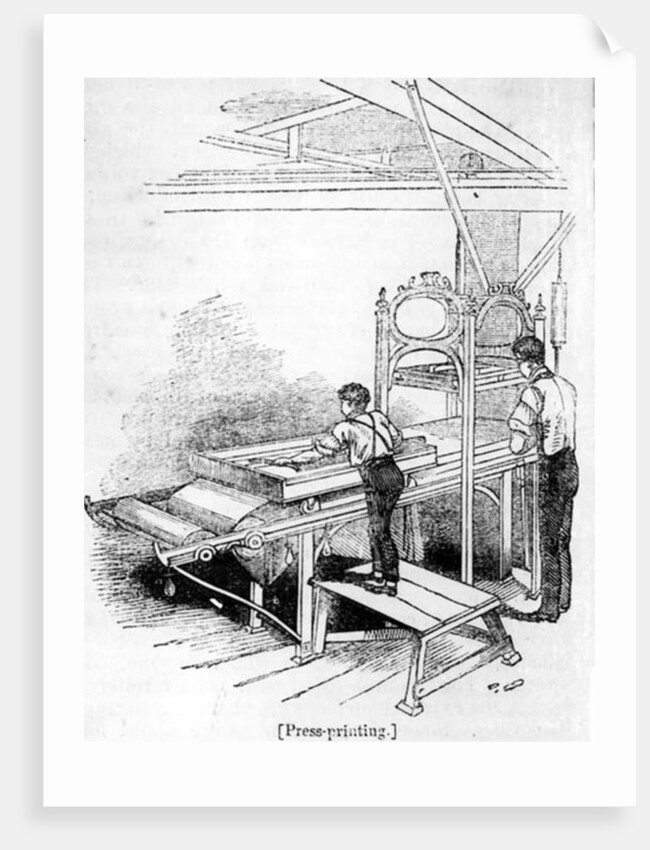 Press-printing by English School