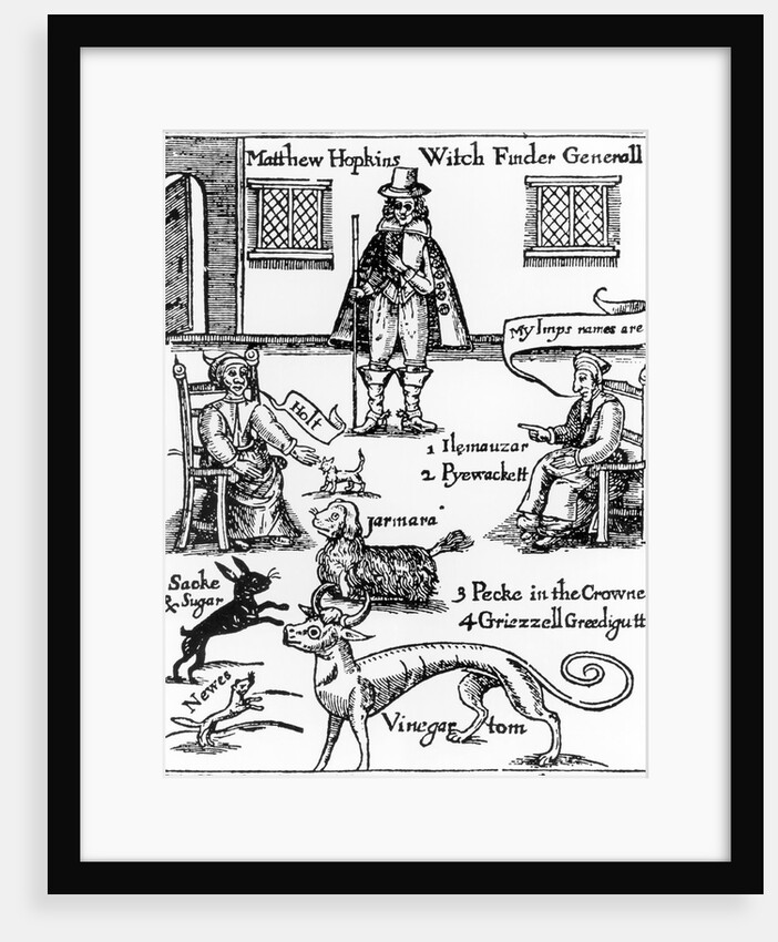 Matthew Hopkins, the Witchfinder General, 1647 by English School