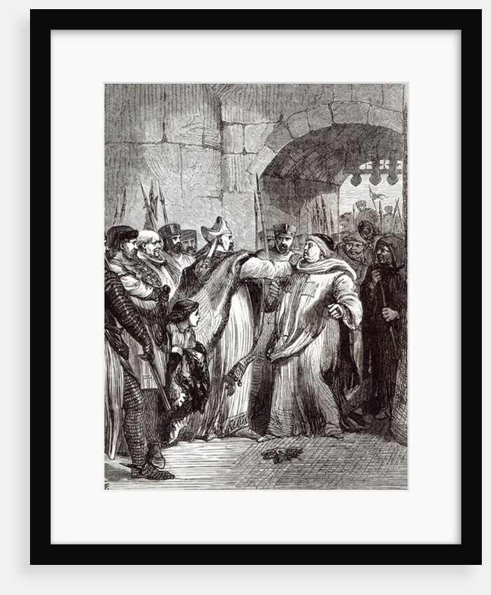 William Longchamp and Hugh de Pudsey by English School