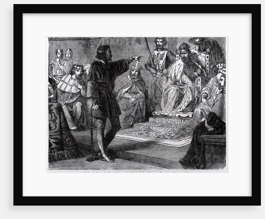 Richard Coeur de Lion before the Diet of the German Empire by English School
