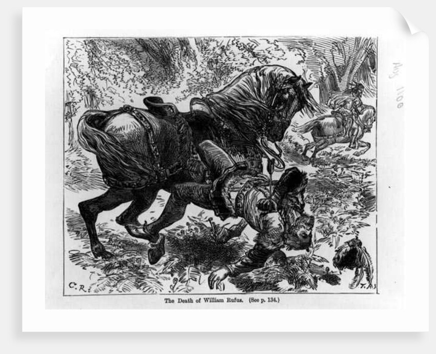 The Death of William Rufus by English School