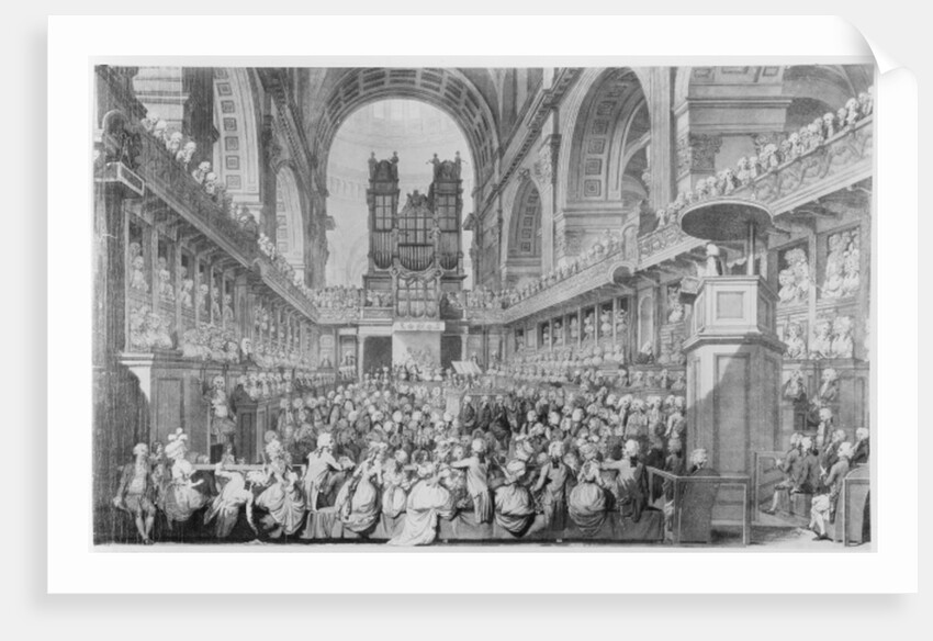Thanksgiving at St. Paul's for George III's Recovery from Illness by Edward Dayes