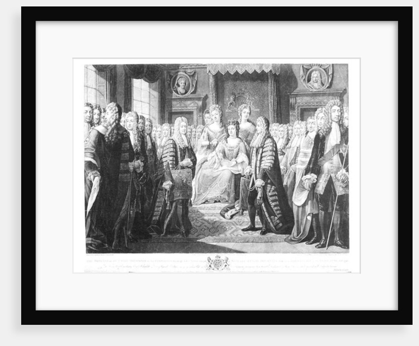 he Articles of the Union Presented by the Commissioners to Queen Anne, 170 by Johann Gerhard Huck
