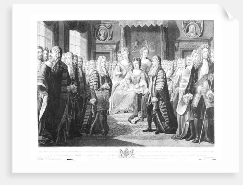 he Articles of the Union Presented by the Commissioners to Queen Anne, 170 by Johann Gerhard Huck