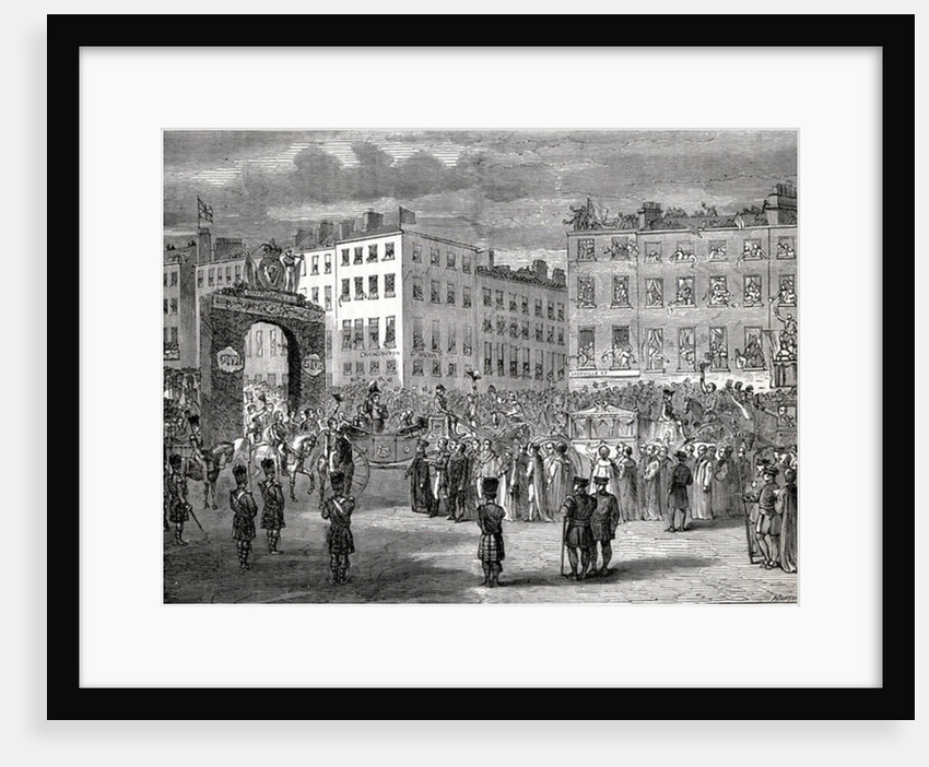 The Entry of George IV into Dublin, 3rd September 1821 by English School