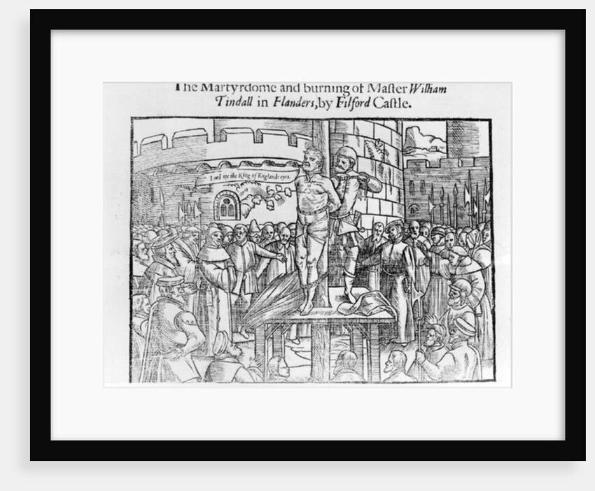 The Martydome and Burning of Master William Tindall in Flanders, by Filford Castle by English School
