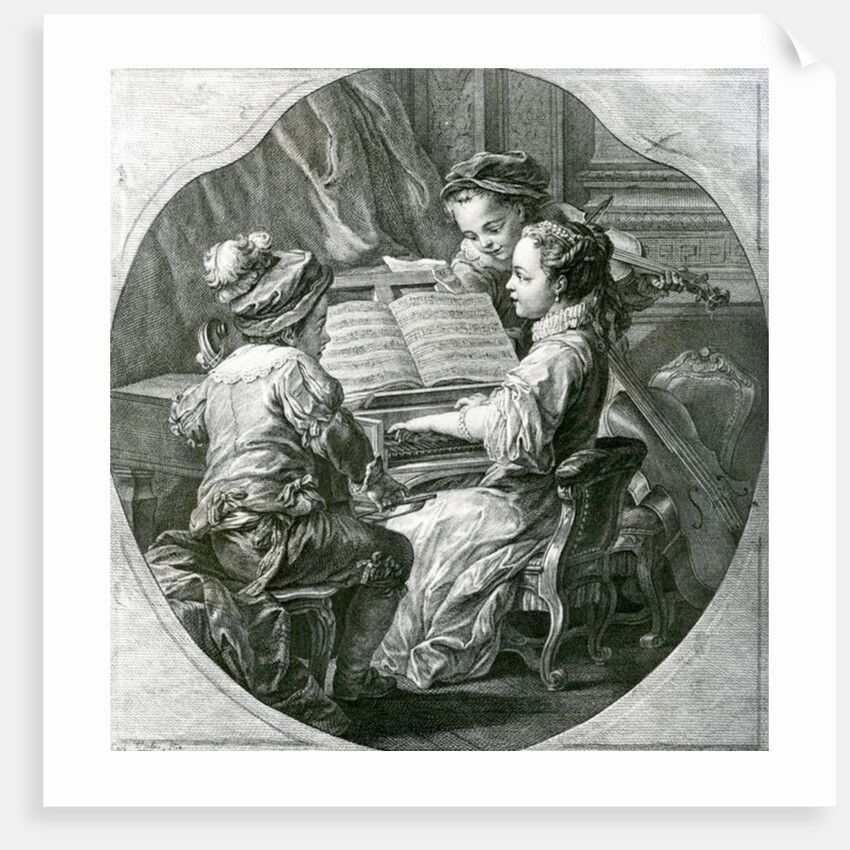 An allegory of Music, La Musique, 1756 by Louis Michel Van Loo