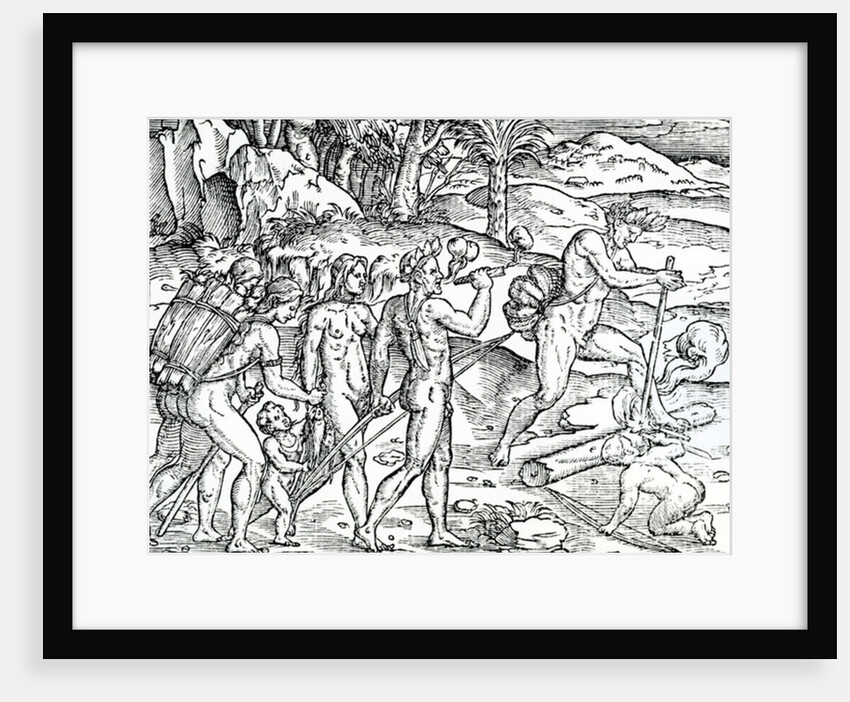 Fishing scene, Brazil by French School