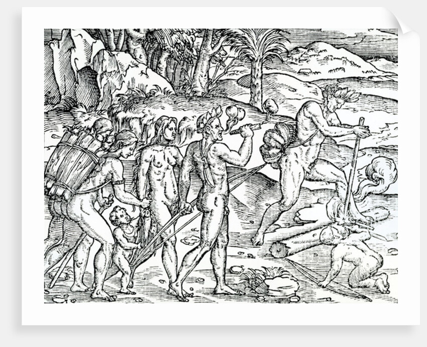 Fishing scene, Brazil by French School