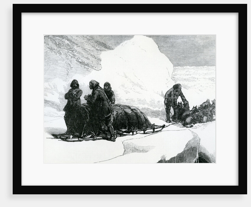 The Highway to the North, 1876 by English School