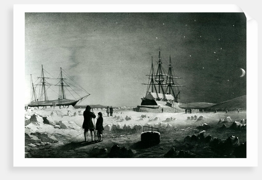 HMS Assistance and Pioneer in Winter quarters returning Daylight by English School
