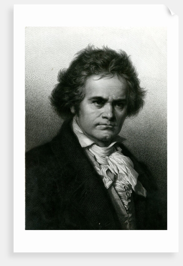 Portrait of Beethoven by Carl Jager