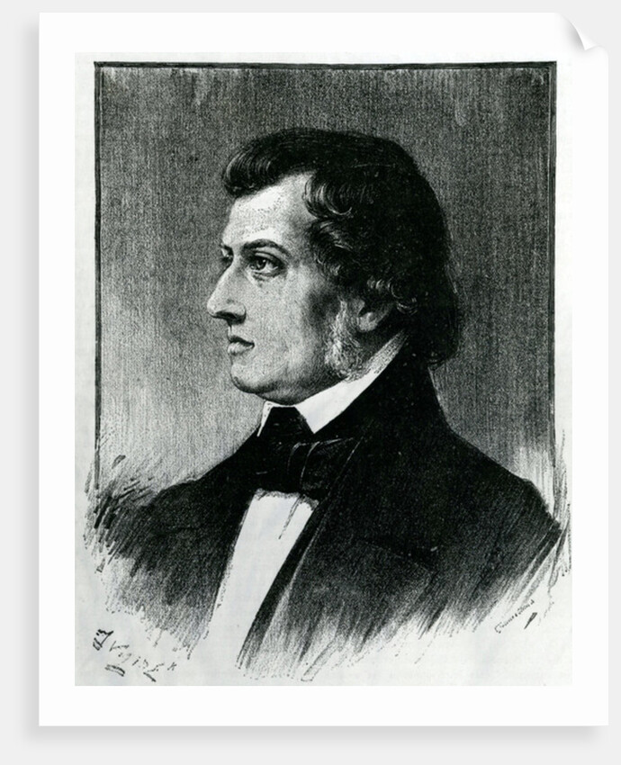 Frederic Chopin by Eugene Delacroix