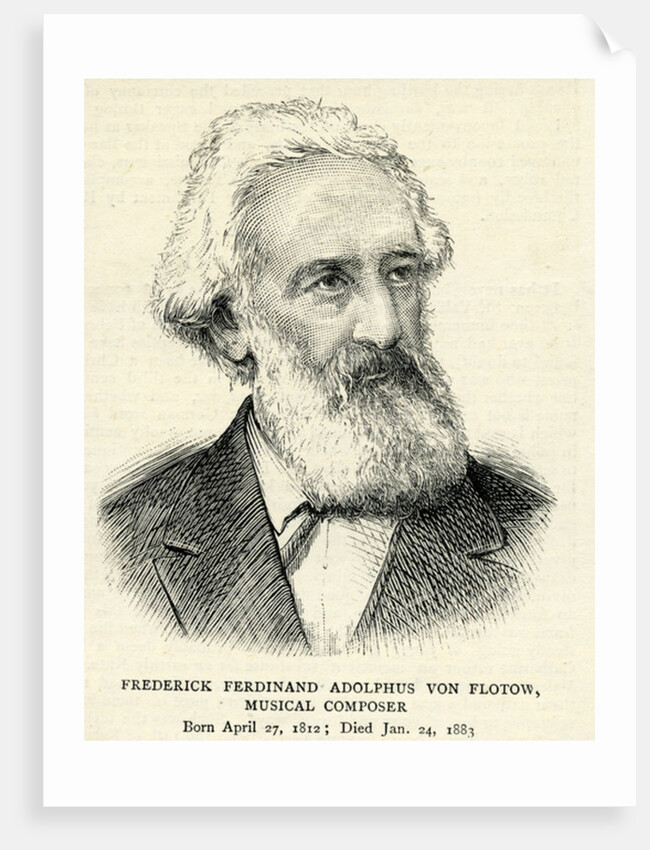 Frederick Ferdinand Adolphus von Flotow by English School