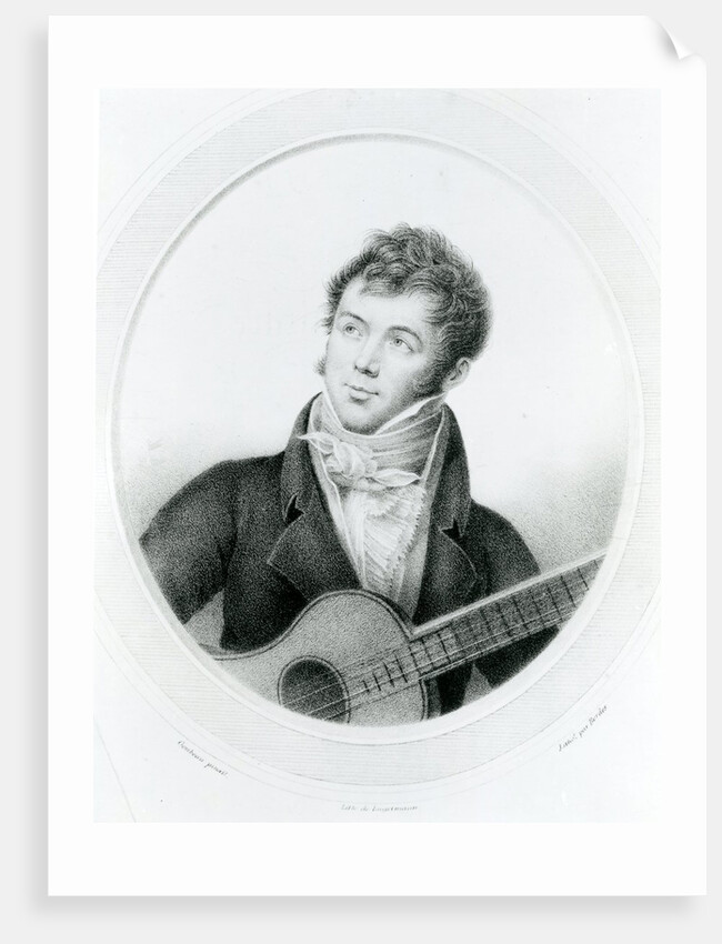 Fernando Sor c.1825 by Gottfried or Godefroy Engelmann