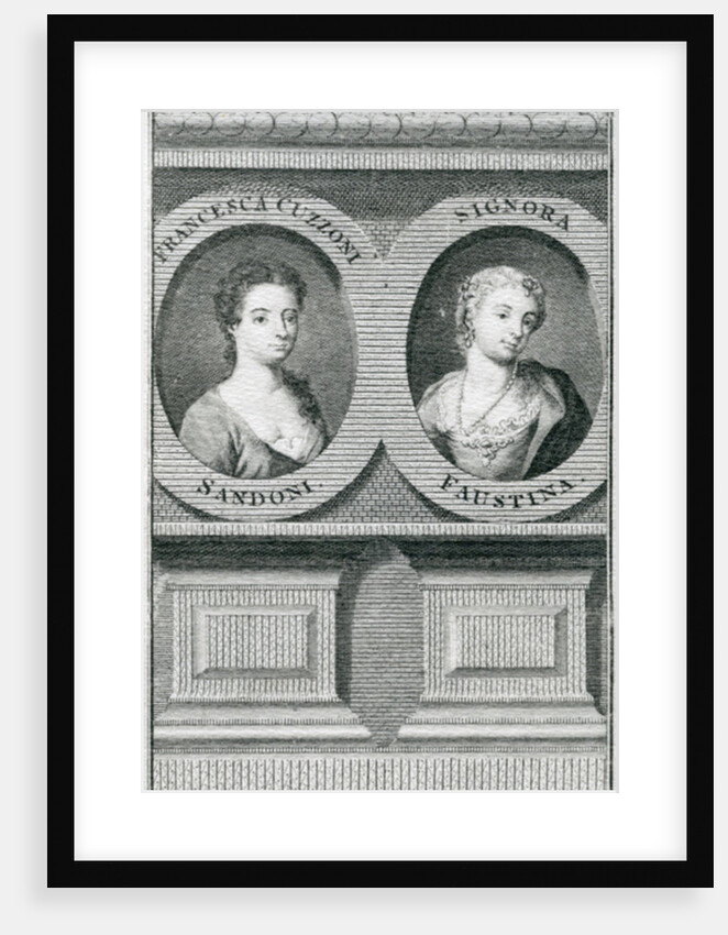 Double portrait of Francesca Cuzzoni and Faustina Bordoni by Enoch Seeman