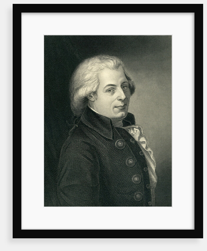 Portrait of Wolfgang Amadeus Mozart Austrian composer by Johann Heinrich Wilhelm Tischbein
