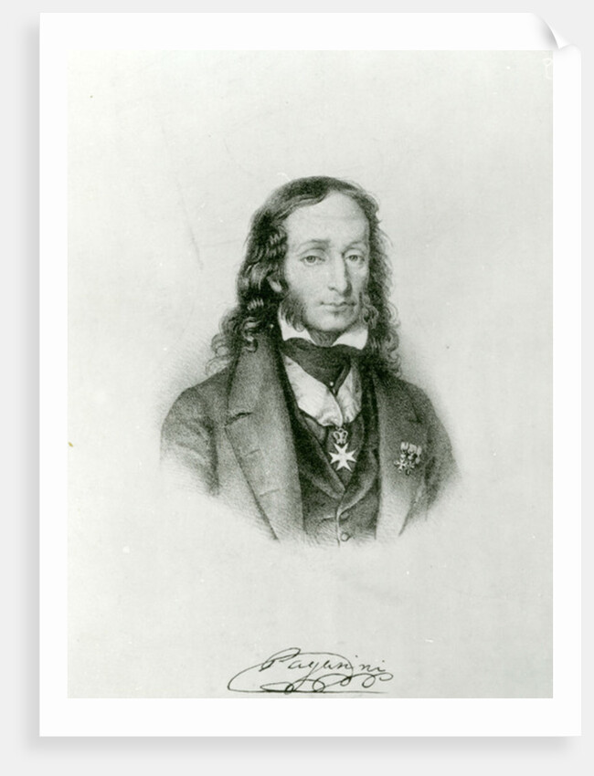 Niccolo Paganini by Anonymous Anonymous