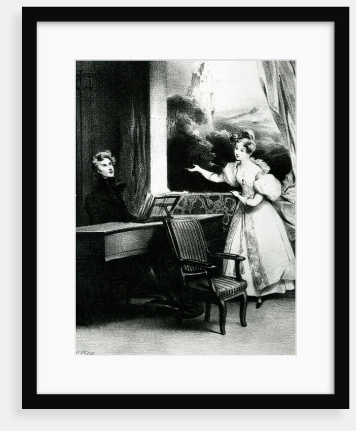 L'Artiste, 1831 by Achille Deveria