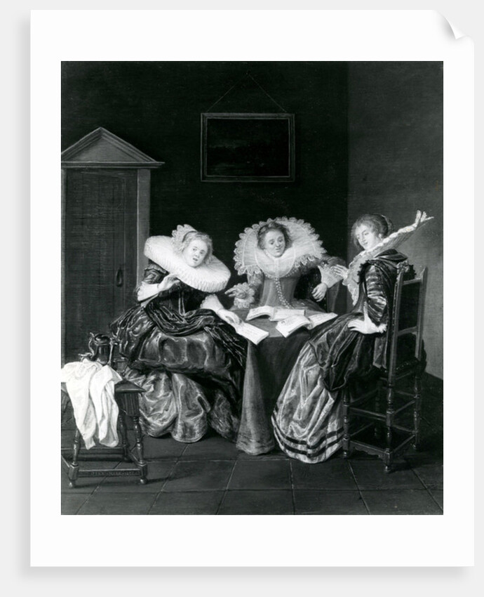 Musical scene, 1637 by Dirck Hals