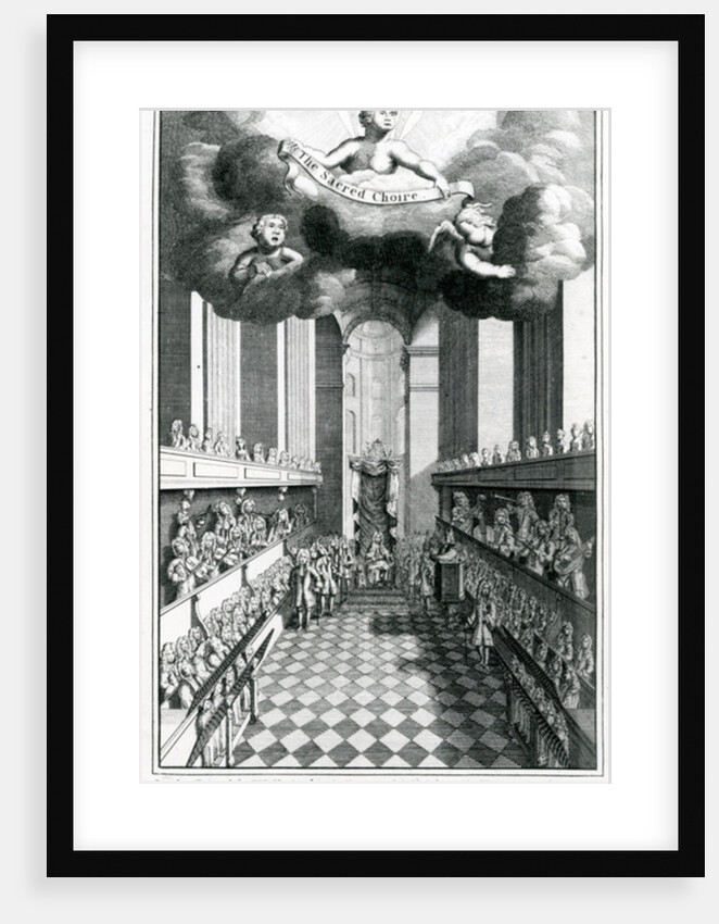 The Sacred Chore, 1716 by English School