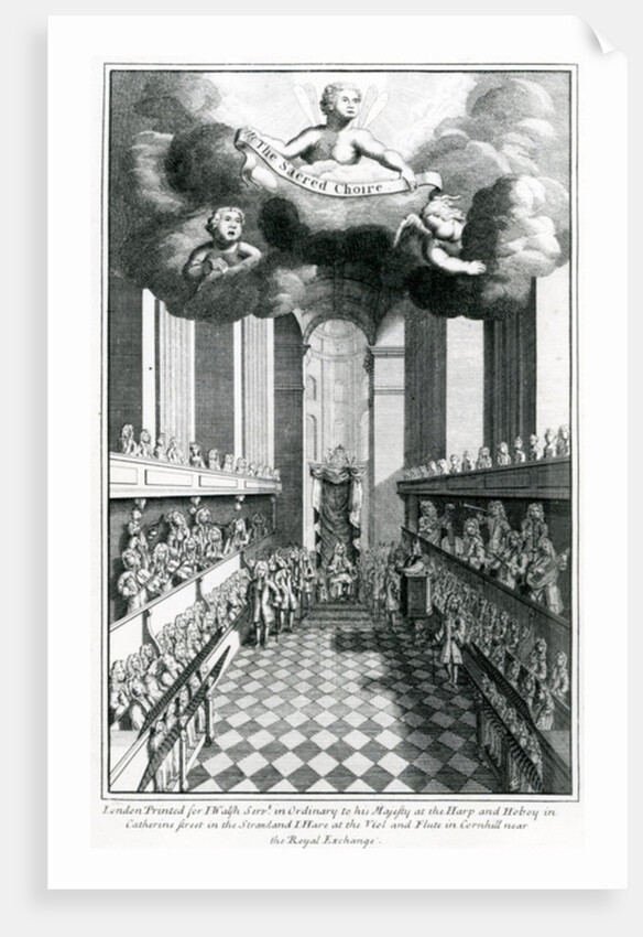 The Sacred Chore, 1716 by English School