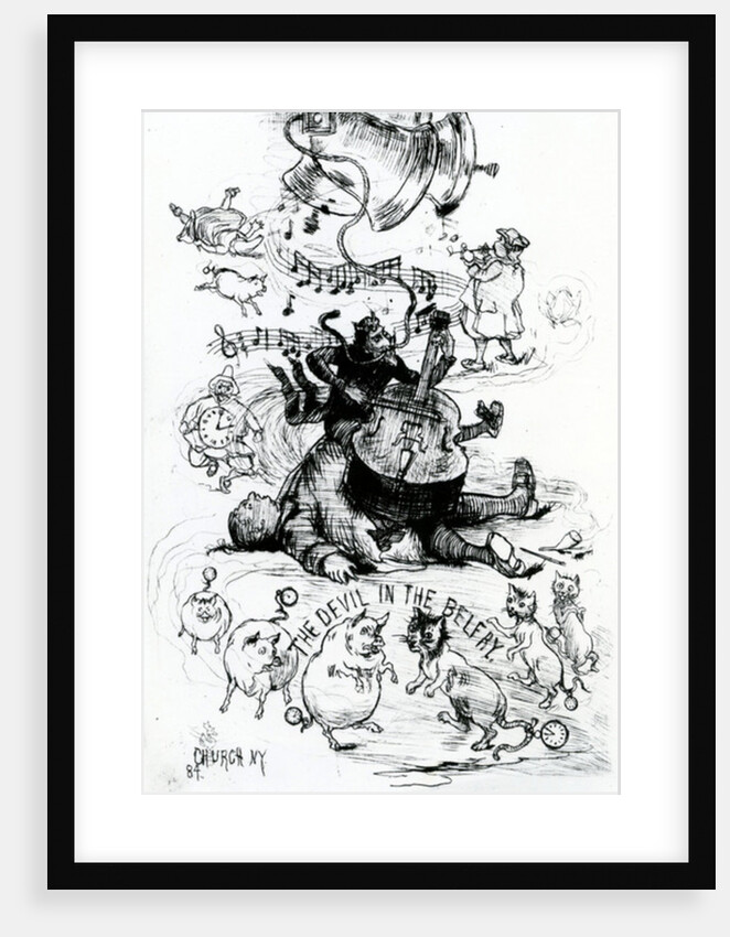 The Devil in the Belfry, 1884 by Frederick Stuart Church