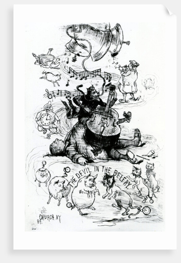 The Devil in the Belfry, 1884 by Frederick Stuart Church