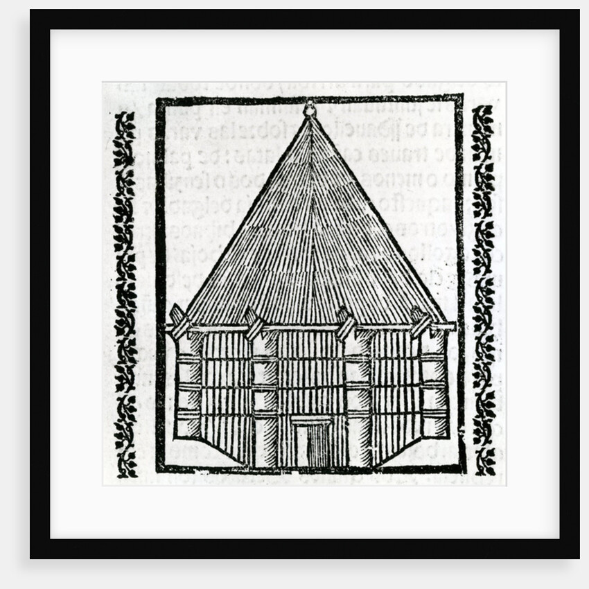 A Hut from 'la Historia general de las Indias' 1547 by Christopher Columbus