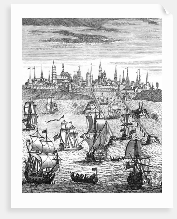 English Squadron Carrying Troops to Take Possession of Dunkirk by English School