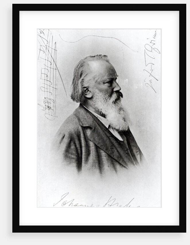 Johannes Brahms by German School
