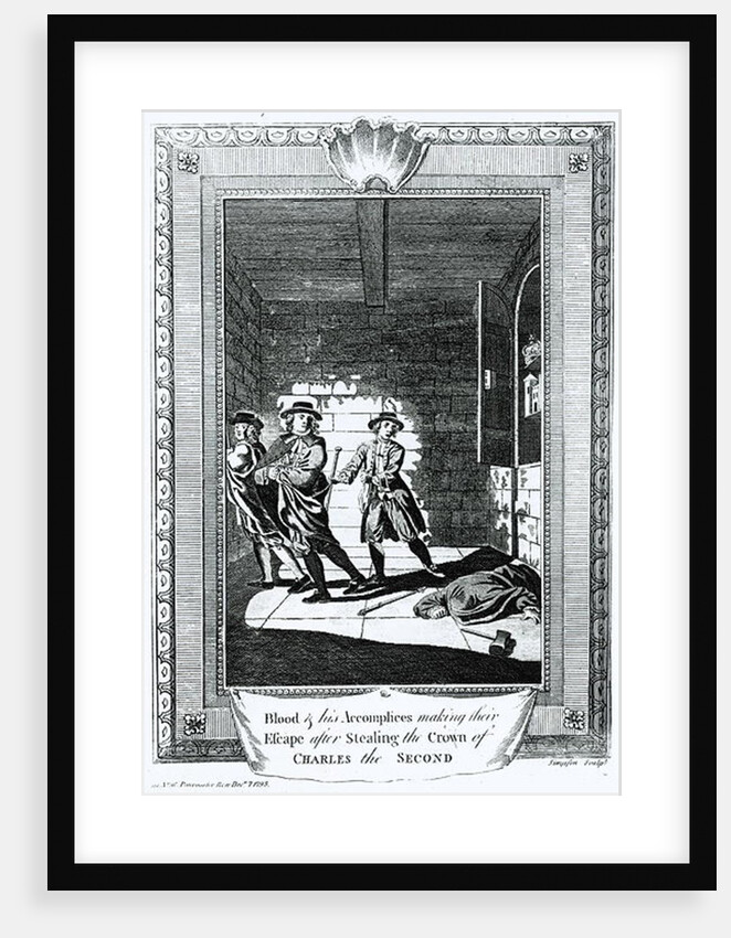 Blood and his Accomplices Making their Escape after Stealing the Crown of Charles II, 1793 by T. Simpson