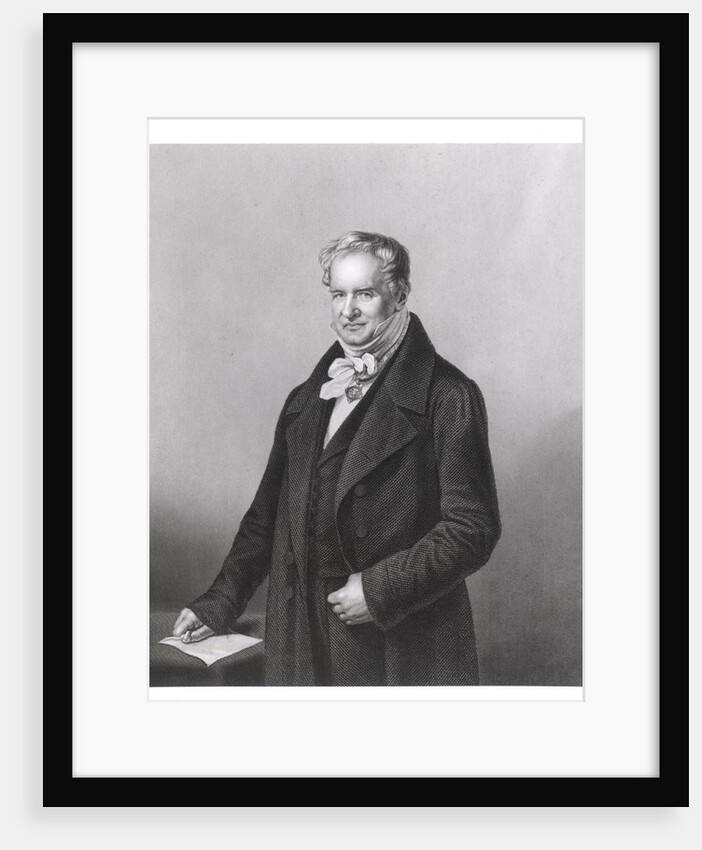Portrait of Baron Alexander von Humboldt by German School