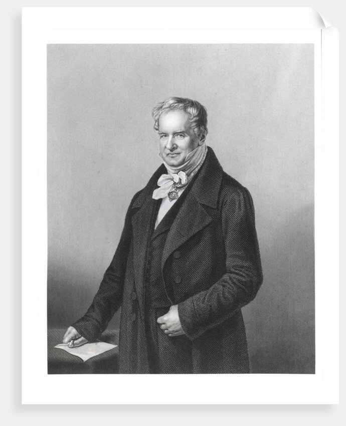 Portrait of Baron Alexander von Humboldt by German School