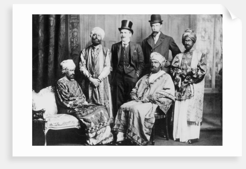 The Emperor of Abyssinia and his Court by English Photographer