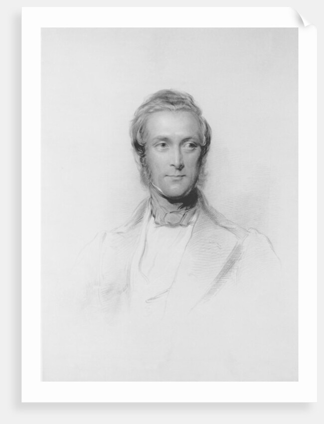 Portrait of James Ramsay, 10th Earl and 1st Marquess of Dalhousie by George Richmond