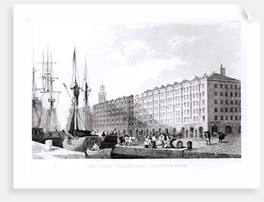 The Goree Warehouse, George's Dock, Liverpool by Samuel Austin (after)