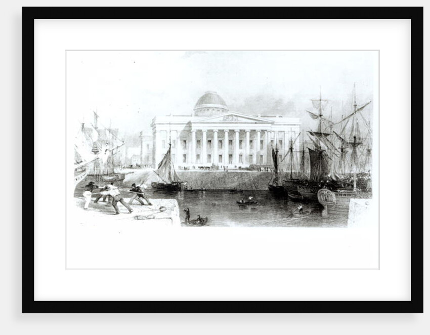 The New Custom House, Liverpool, c.1830 by English School