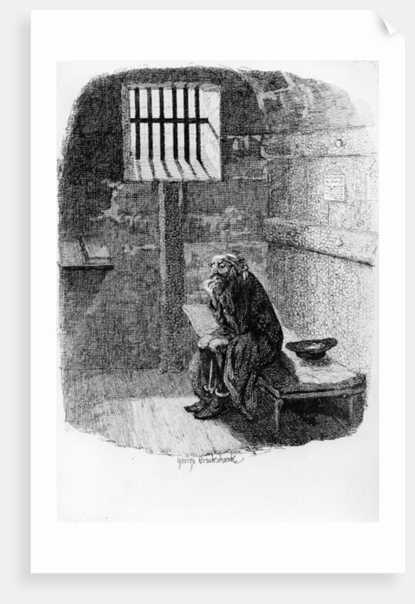 Fagin in the Condemned Cell by George Cruikshank
