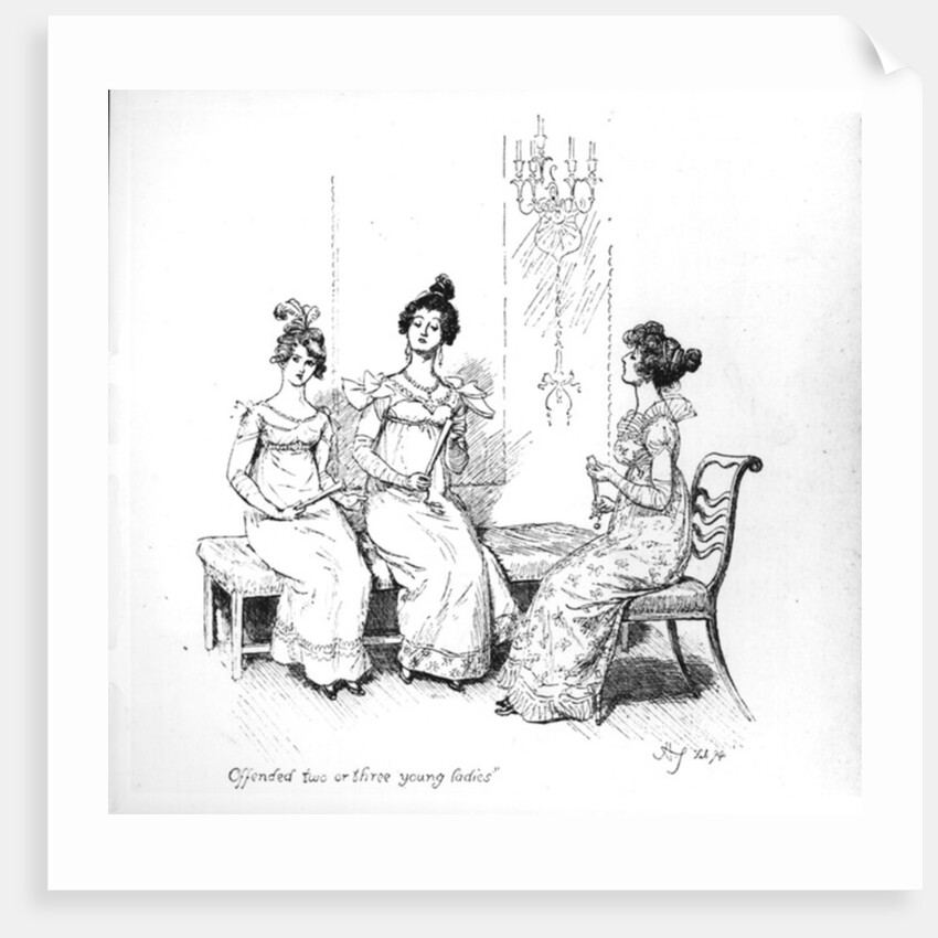 Offended two or three young ladies by Hugh Thomson