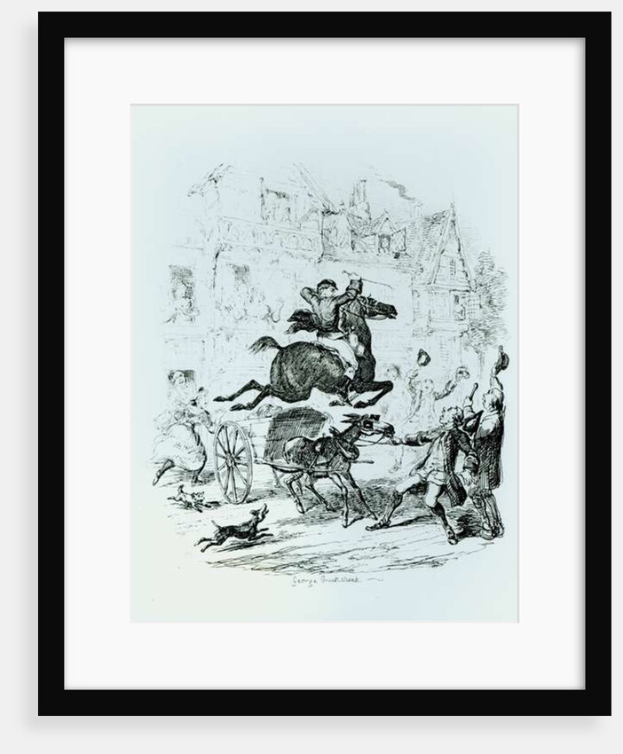 Turpin's Flight Through Edmonton by George Cruikshank