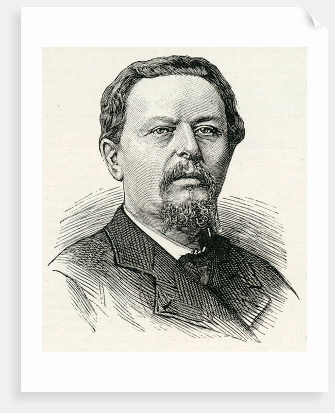 Emile Breton from the 'Illustrated London News' May 1884 by English School