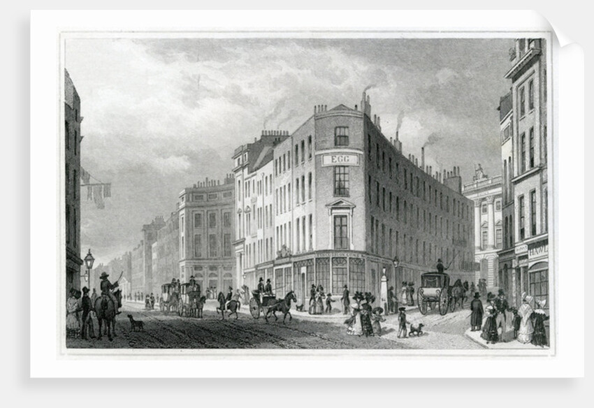 Piccadilly, from Coventry Street, 1830 by Thomas Hosmer Shepherd