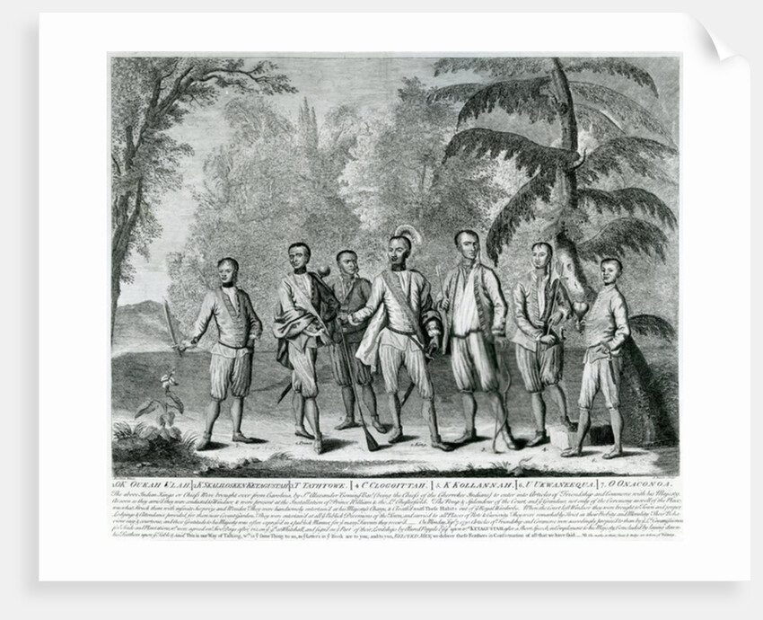 Cherokee Chiefs from Carolina, c.1730 by English School